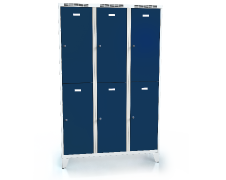  Divided cloakroom locker ALDOP with feet 1920 x 1200 x 500